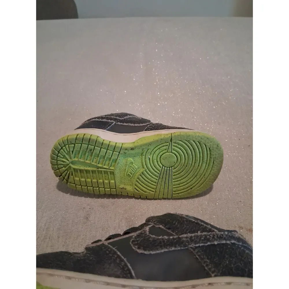 Nike Dunk Low SE Halloween Cauldron Toddler Size 6C DQ6217-001 Grey Green